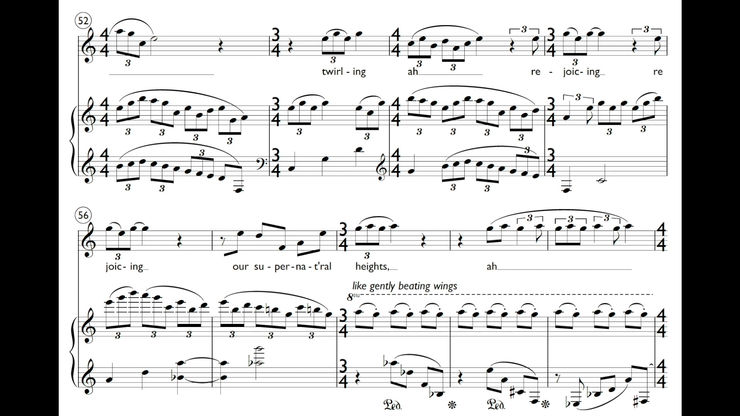 Philomel - Movement V - score follower
